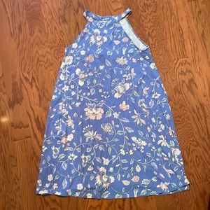 Rayon mini dress in floral print by LOFT